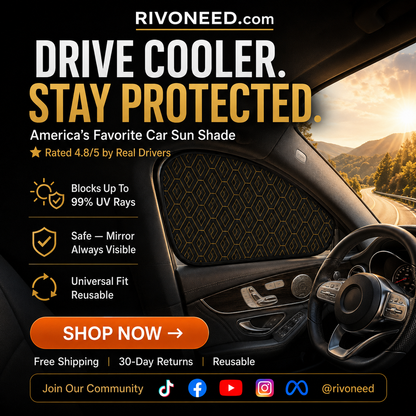 🚗Breathable Mesh Side Window Shades – Stay Cool & Bug-Free🦟❄️