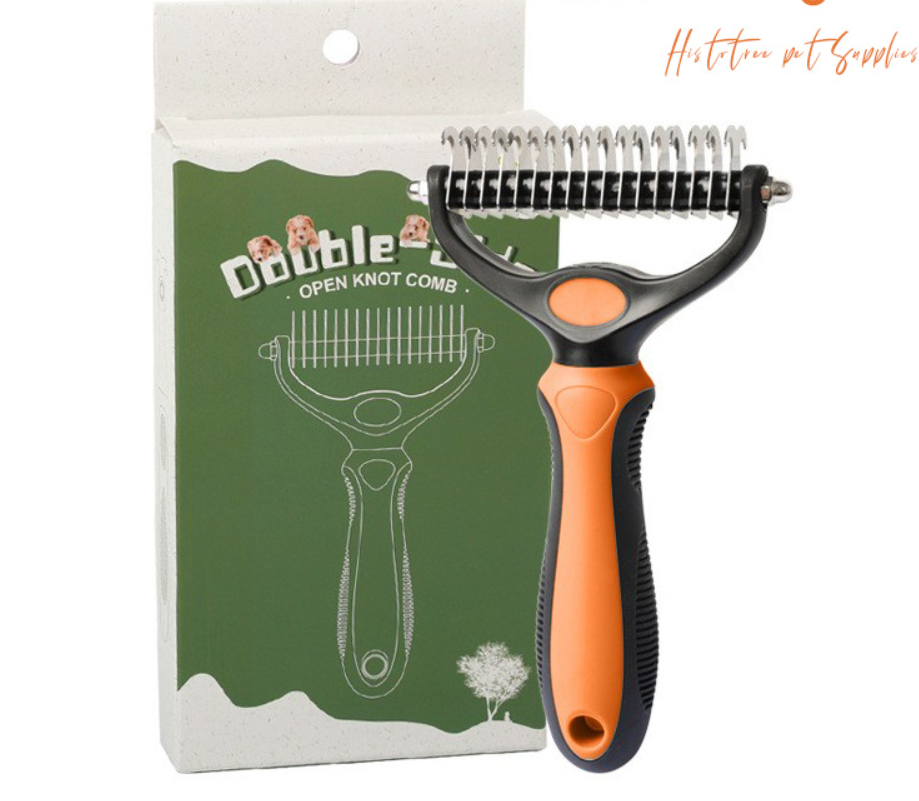 🐕 Last Day Special Price !  🏆 Professional Deshedding Tool For Dogs And Cats – Gentle On Skin, Efficient Grooming & Comfortable Grip Design ✂️