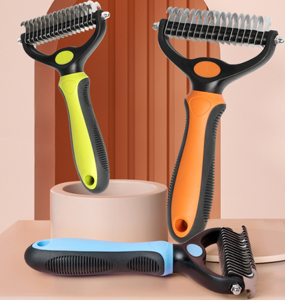 🐕 Last Day Special Price !  🏆 Professional Deshedding Tool For Dogs And Cats – Gentle On Skin, Efficient Grooming & Comfortable Grip Design ✂️