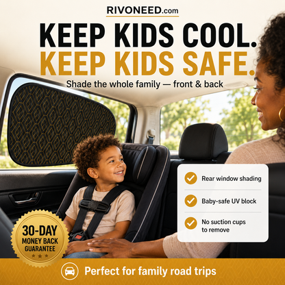 🚗Breathable Mesh Side Window Shades – Stay Cool & Bug-Free🦟❄️