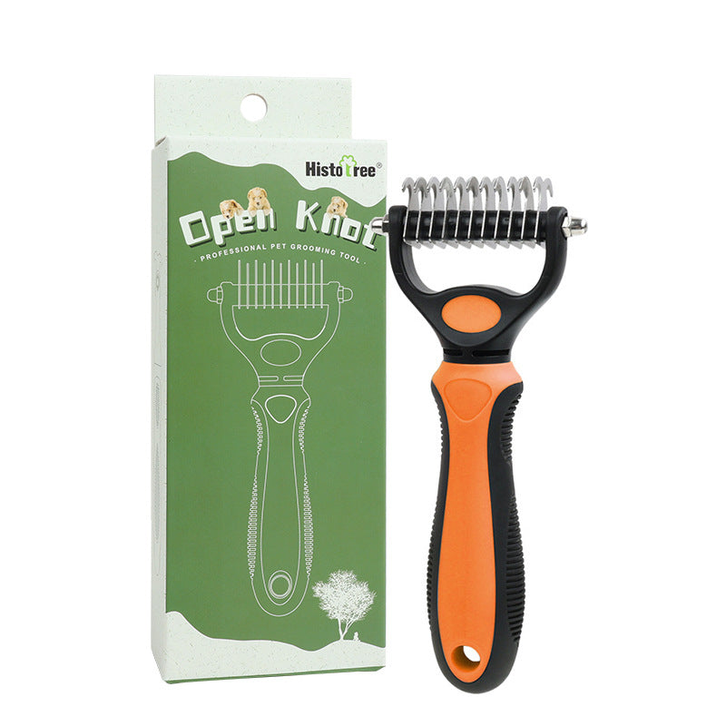 🐕 Last Day Special Price !  🏆 Professional Deshedding Tool For Dogs And Cats – Gentle On Skin, Efficient Grooming & Comfortable Grip Design ✂️