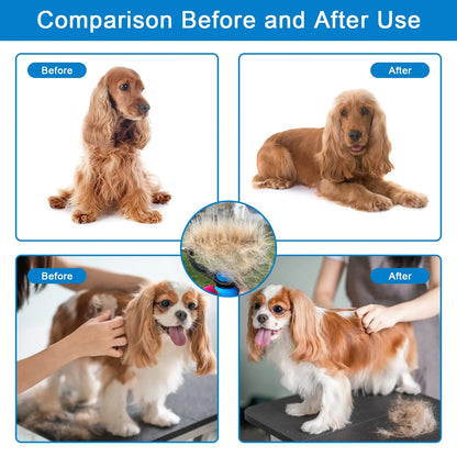 🐕 Last Day Special Price !  🏆 Professional Deshedding Tool For Dogs And Cats – Gentle On Skin, Efficient Grooming & Comfortable Grip Design ✂️