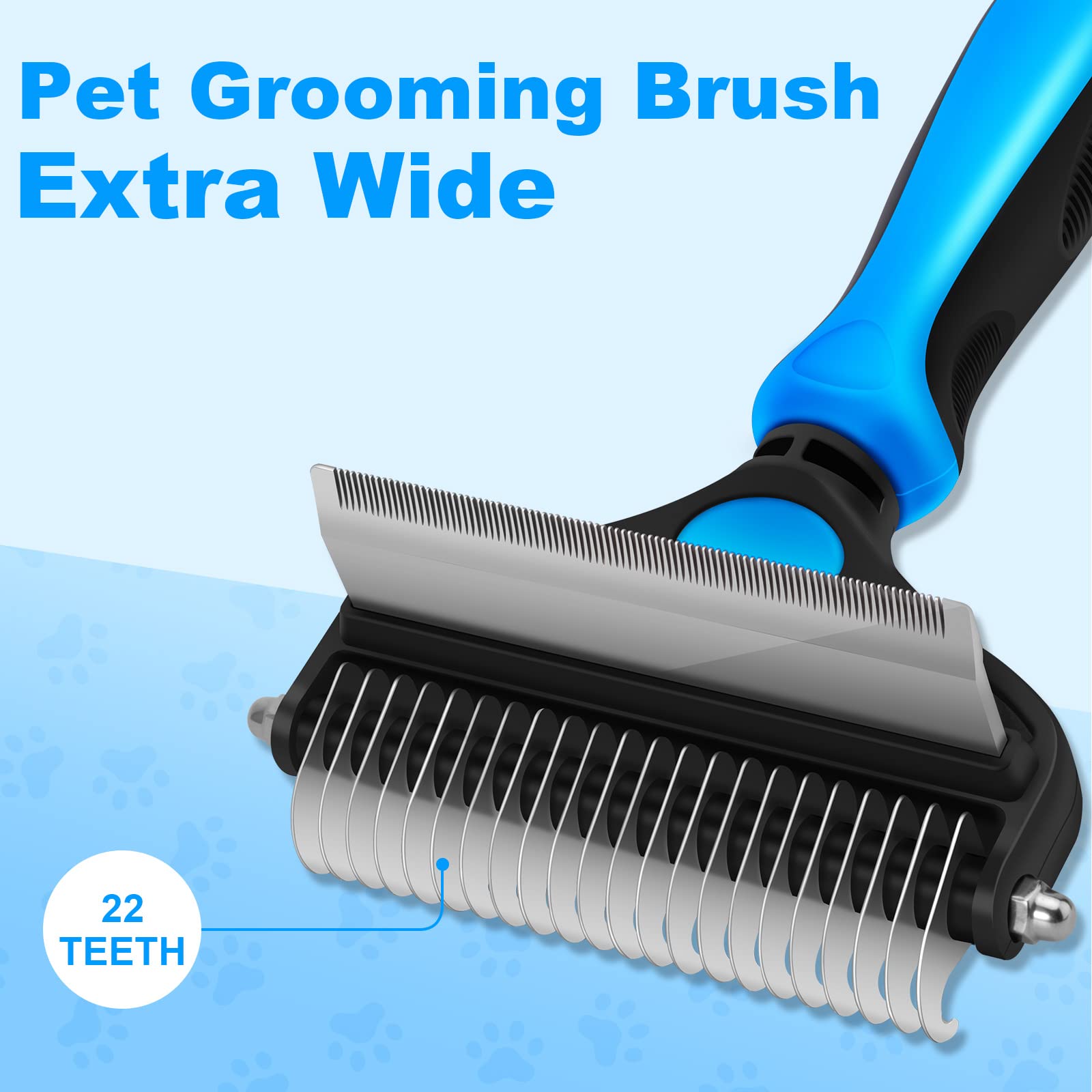 🐕 Last Day Special Price !  🏆 Professional Deshedding Tool For Dogs And Cats – Gentle On Skin, Efficient Grooming & Comfortable Grip Design ✂️