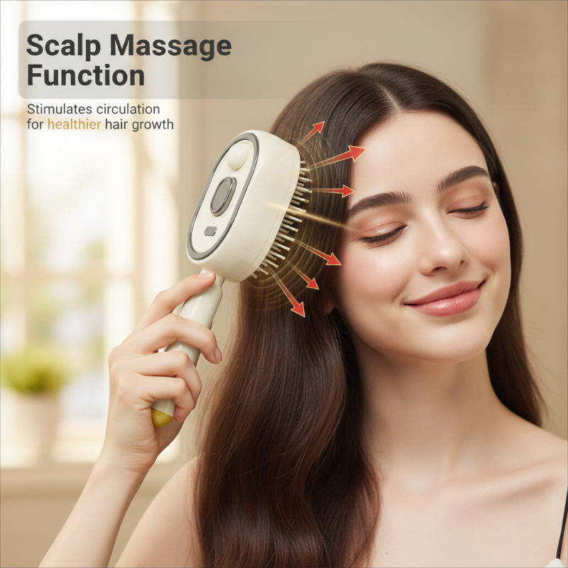 🍃Electric Spray & Massage Hair Brush