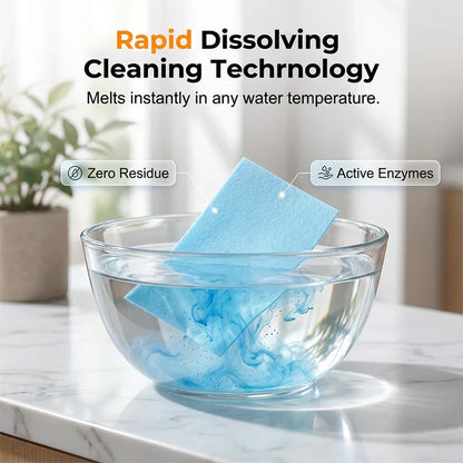 🔥New Hot Selling ❤️‍🔥55% OFF !! ⏰Water-Soluble Floor Cleaning Sheets