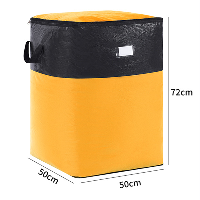 Collapsible Storage and Moving Bag – Heavy-duty handles & zippered closure  – reusable & easy to clean