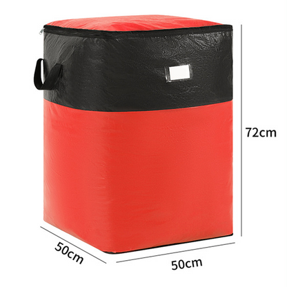 Collapsible Storage and Moving Bag – Heavy-duty handles & zippered closure  – reusable & easy to clean